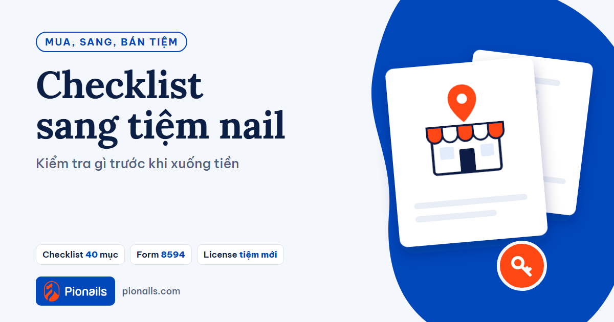 Mua – sang tiệm nail: checklist kiểm tra trước khi xuống tiền